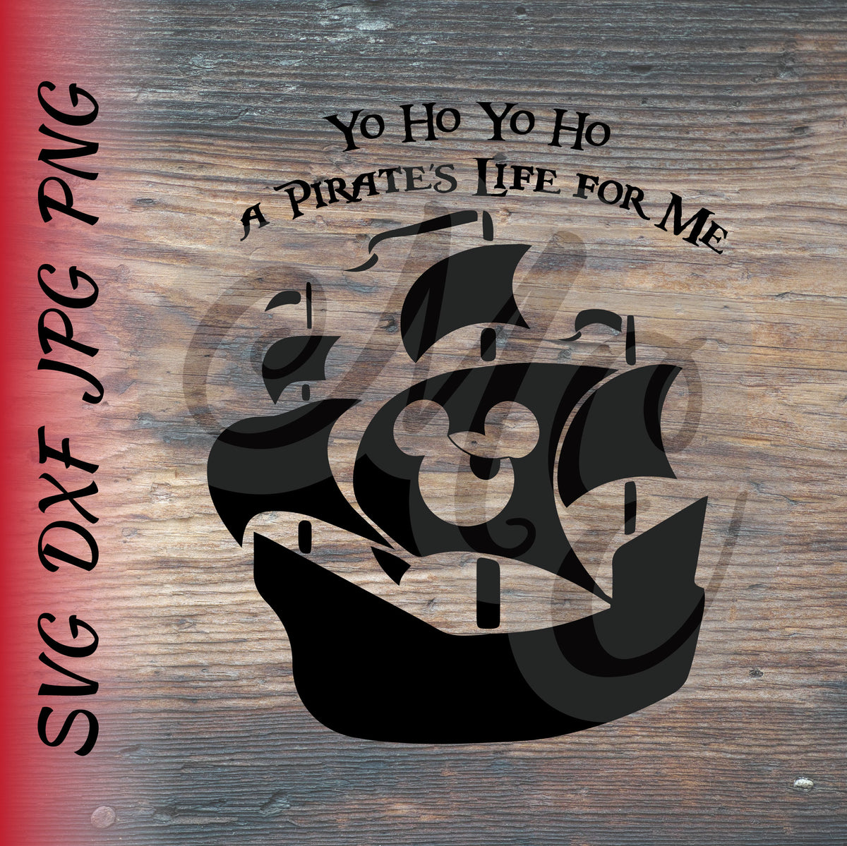 Yo Ho A PirateS Life For Me SVG, Disney SVG, Mickey Head SVG - SVG Secret  Shop