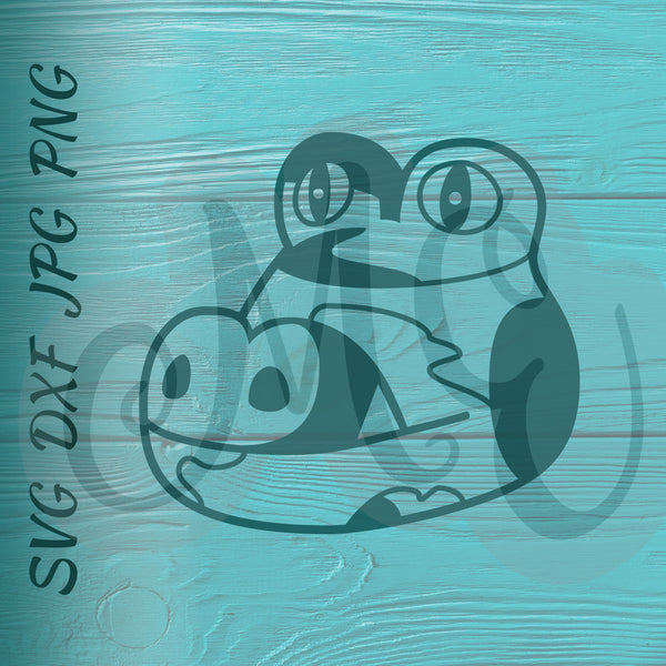 Sly | Alligator | Animal Crossing SVG, DXF