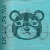 Grizzly | Bear | Animal Crossing SVG, DXF