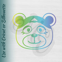 Paula | Bear | Animal Crossing SVG, DXF