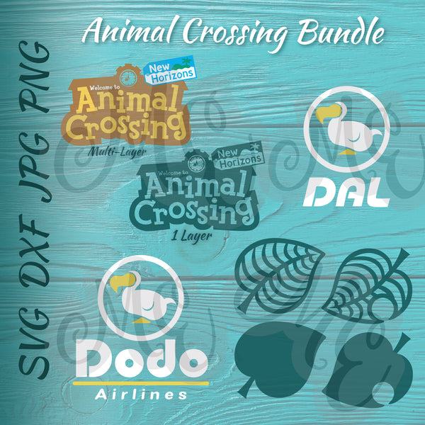 Animal Crossing Bundle SVG, DXF