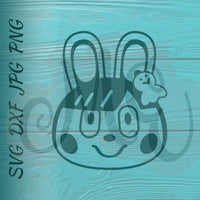 Toby | Bunny | Animal Crossing SVG, DXF