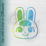 Sasha | Bunny | Animal Crossing SVG, DXF