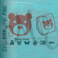 Pocket Camp Bag & Icons | Animal Crossing SVG, DXF