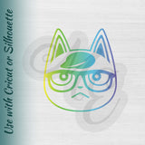 Raymond | Cat | Animal Crossing SVG, DXF