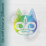 Raymond, Punchy, Kabuki, Kid Cat | Cats | Animal Crossing SVG, DXF