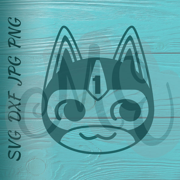 Kid Cat | Cat | Animal Crossing SVG, DXF