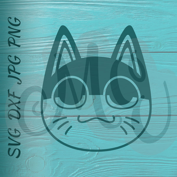 Punchy | Cat | Animal Crossing SVG, DXF