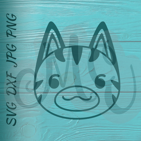 Lolly | Cat | Animal Crossing SVG, DXF