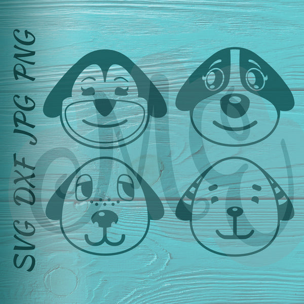 Maddie, Cookie, Bea, Daisy | Dogs | Animal Crossing SVG, DXF
