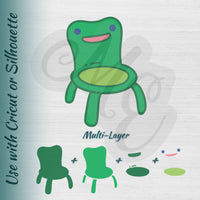 Froggy Chair | Animal Crossing SVG, DXF