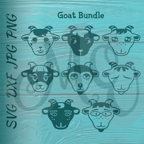 Goat Bundle | Animal Crossing SVG, DXF