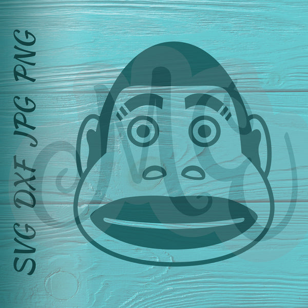Al | Gorilla | Animal Crossing SVG, DXF