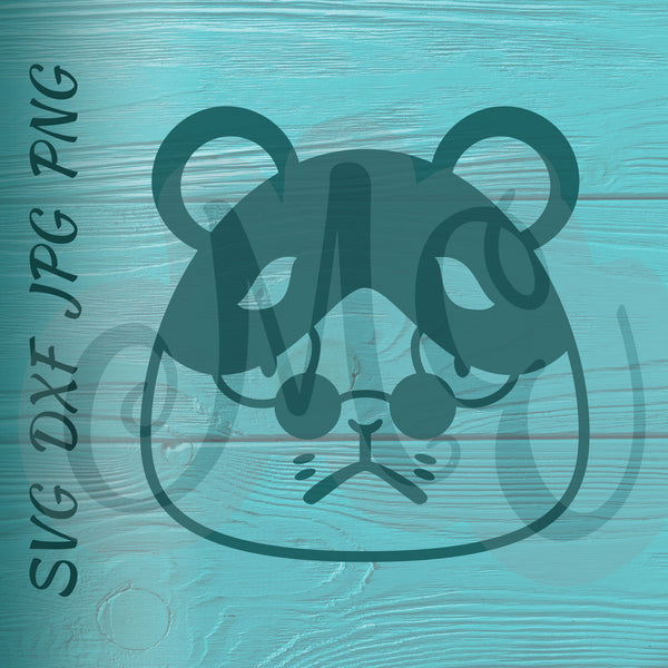 Marlo | Hamster | Animal Crossing SVG, DXF