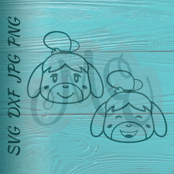 Isabelle | Animal Crossing SVG, DXF