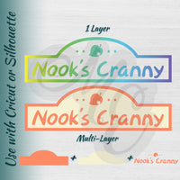 Nook's Cranny | Animal Crossing SVG, DXF