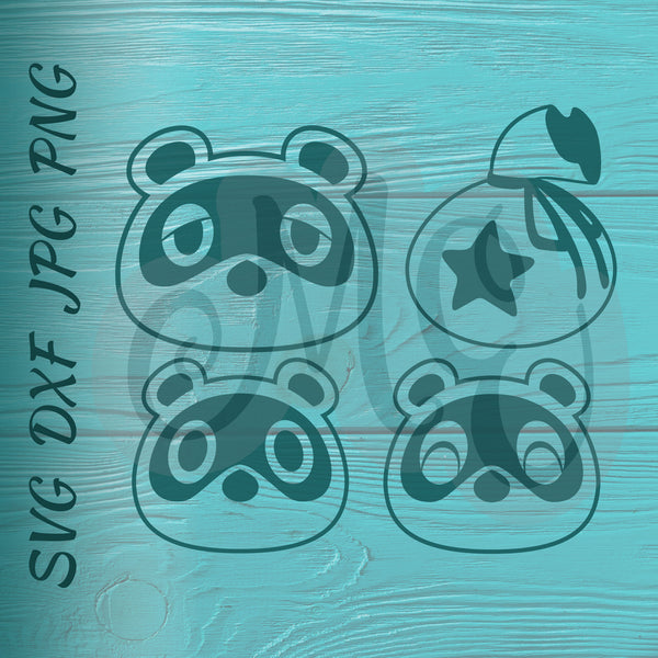 Tom, Timmy, Tommy Nook & Bell Bag | Animal Crossing SVG, DXF