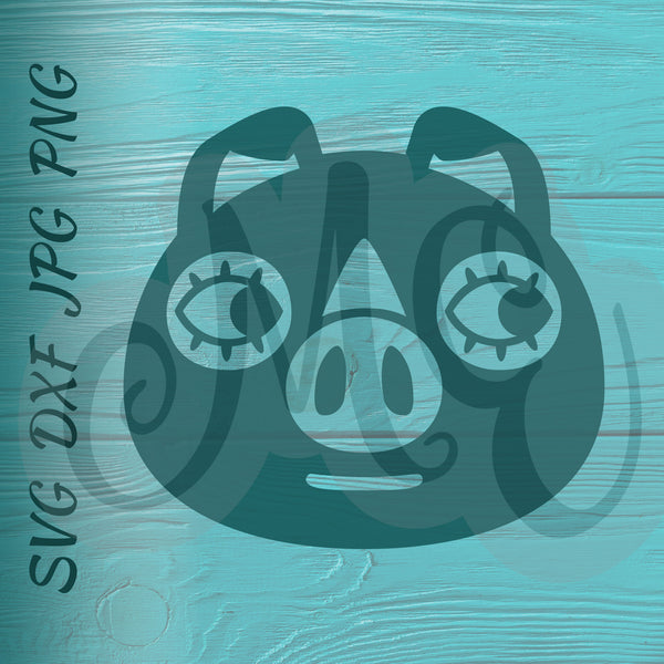 Agnes | Pig | Animal Crossing SVG, DXF