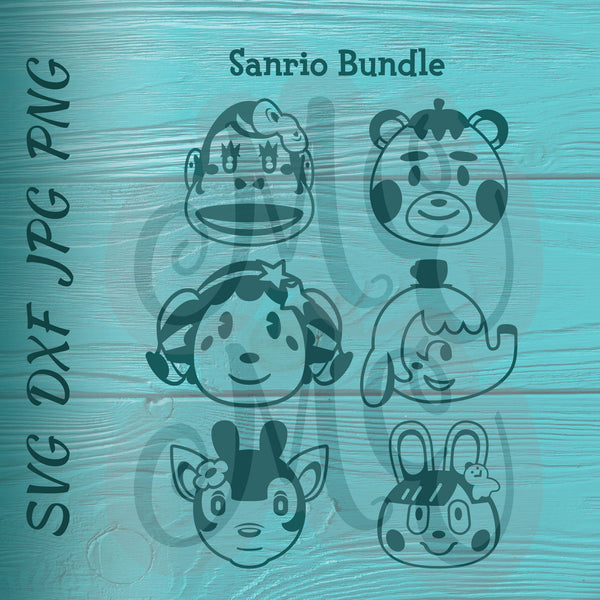 Sanrio Bundle | Animal Crossing SVG, DXF