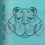 Leonardo | Tiger | Animal Crossing SVG, DXF