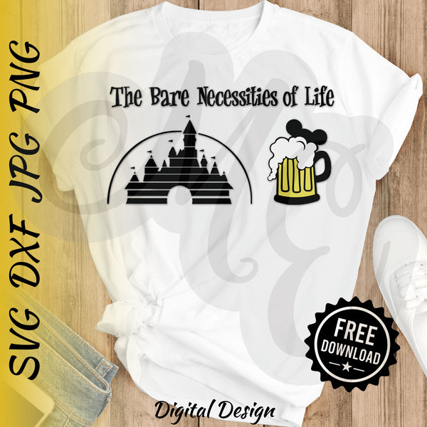 The Bare Necessities of Life Beer | Jungle Book SVG, DXF