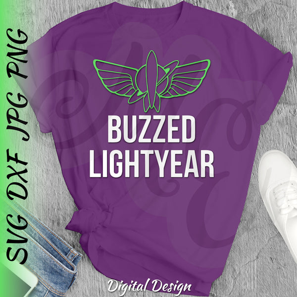 Buzzed Lightyear | Toy Story SVG, DXF