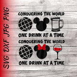 Conquering the World One Drink at a Time SVG, DXF
