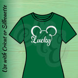 Lucky Minnie & Mickey SVG, DXF