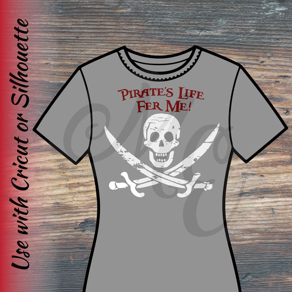 Pirates Life Fer Me!  Pirates of the Caribbean SVG, DXF