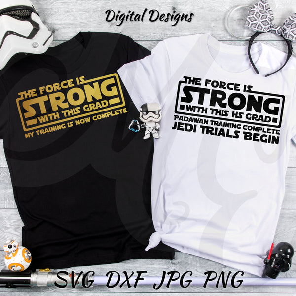 The Force is Strong with this Grad SVG, DXF