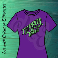 Terror of the Tower SVG, DXF