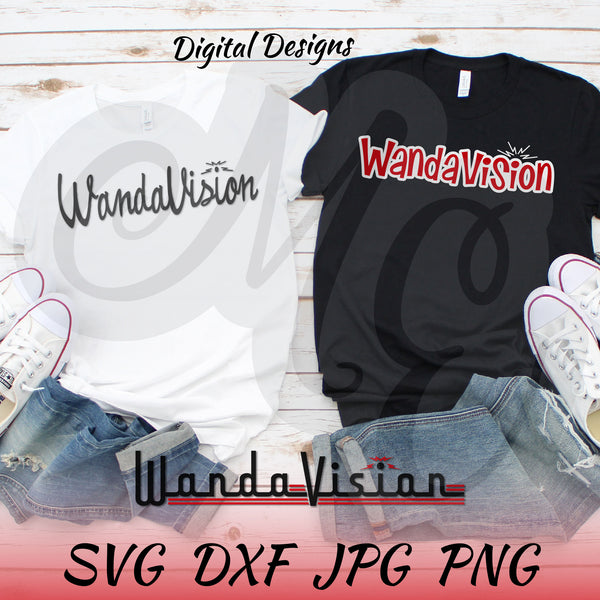 Wanda Vision SVG, DXF