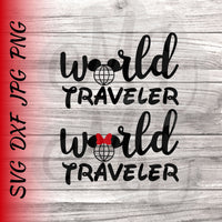 World Traveler | Epcot SVG, DXF
